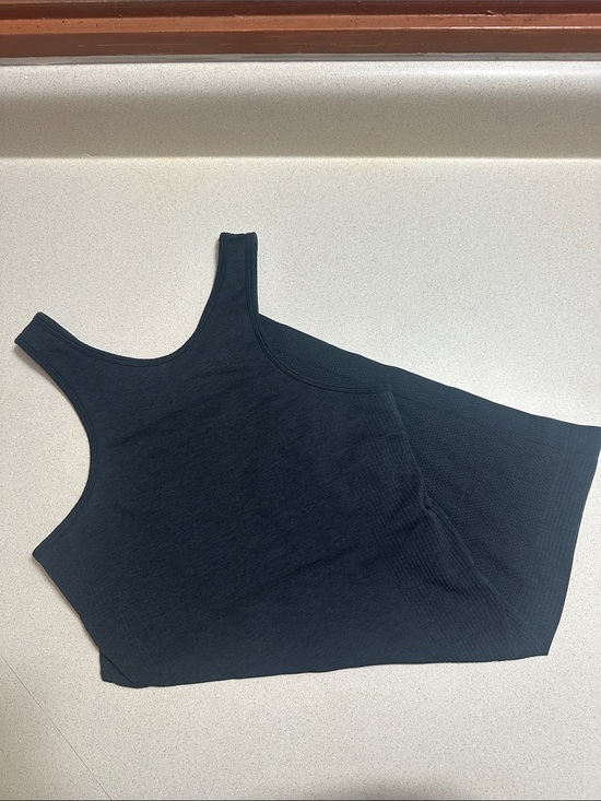 lululemon athletica Tops - lululemon athletica Black Ribbed Tank with Scoop Back